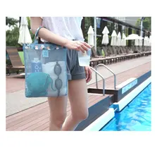 Повседневные женские пляжные органайзеры для мелочей многофункциональные сумочки вентилируемые сумки для мытья и макияжа Размер S