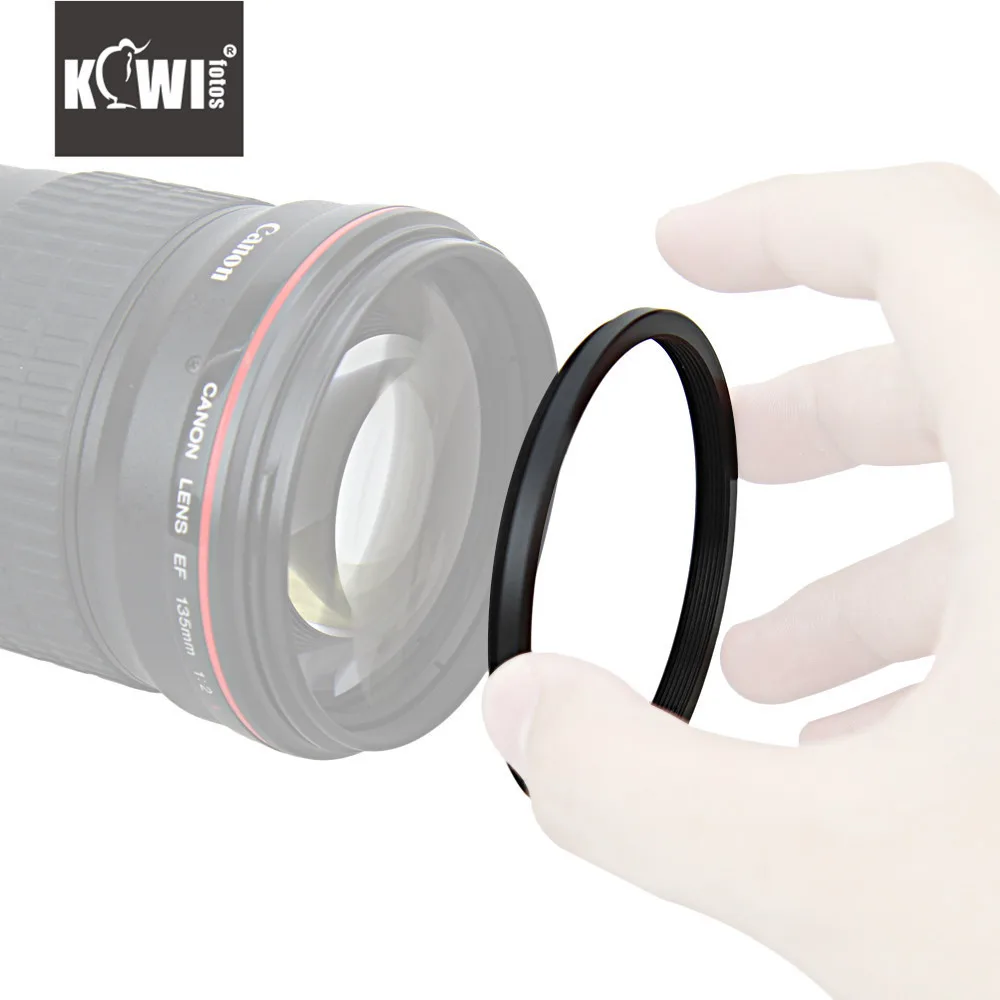 KIWI Camera Metal Lens Adapter 40.5mm 72mm Filters Hoods Flashes Lens