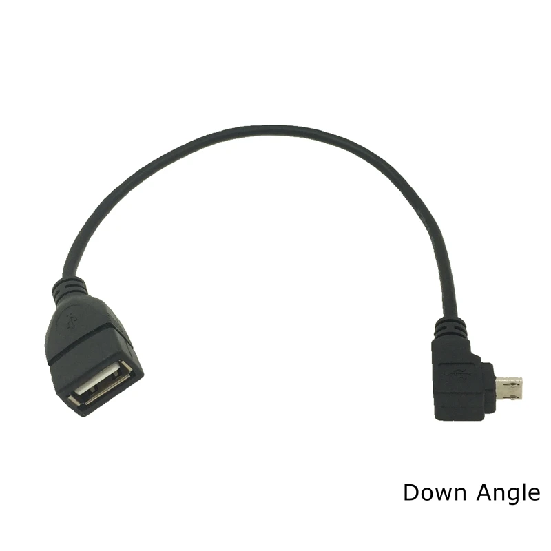 Cable OTG Micro USB tipo B a USB hembra para tableta, Cable de 90