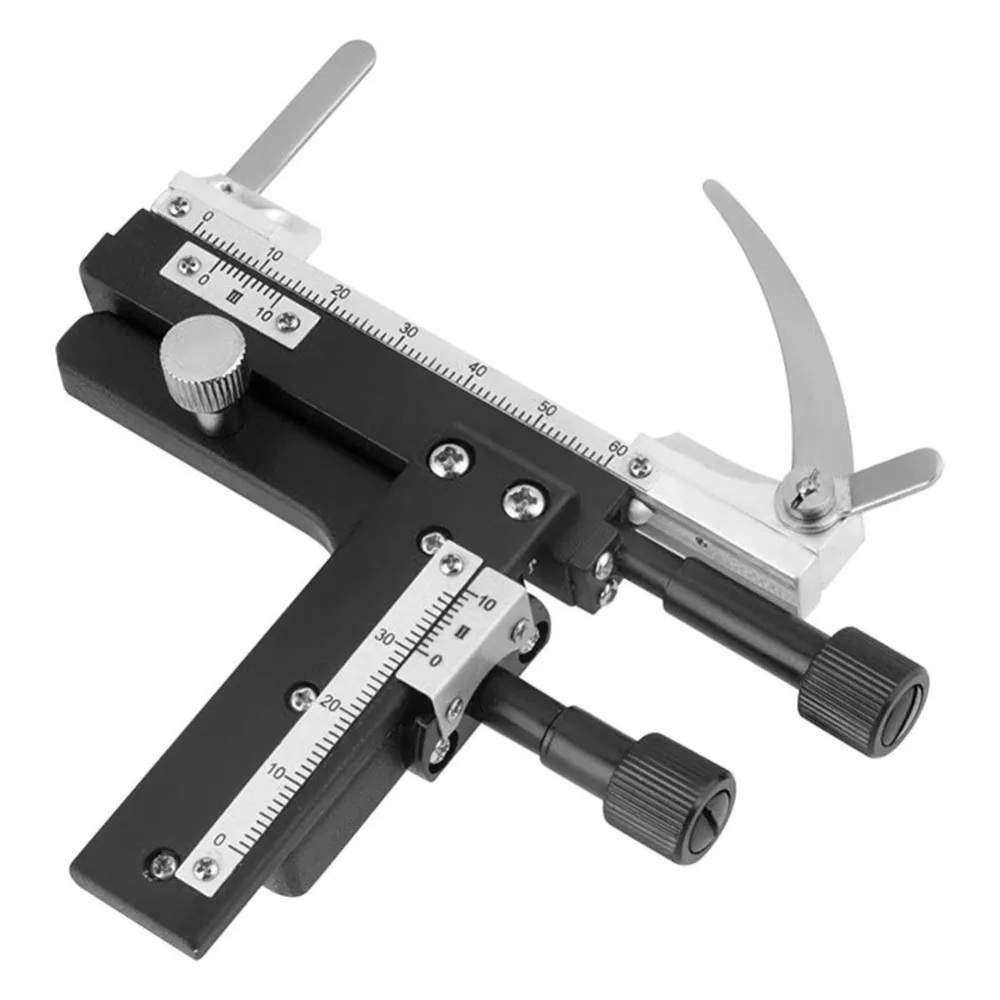

Microscope Attachable Mechanical Stage X-Y Moveable Stage Caliper with Scale for Microscope Calipers