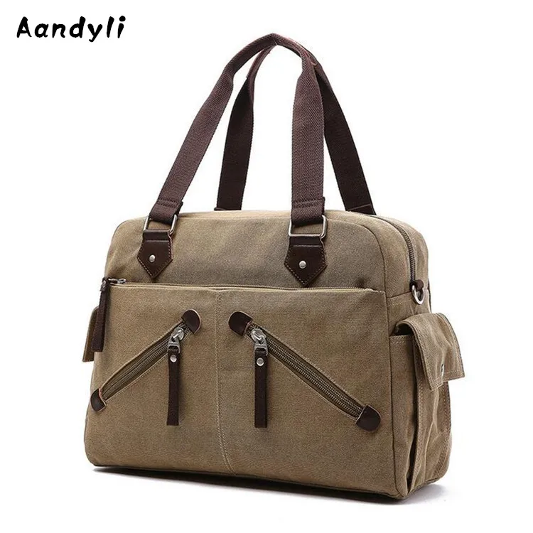 

New Handbags Men shoulder bag Canvas Crossbody Bag Briefcase Women messenger bags