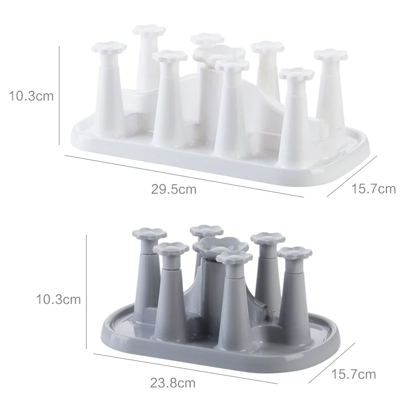 Цветочный дизайн пластиковая стойка для хранения чашек держатель бытовой