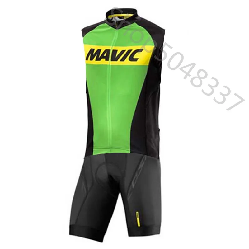 Mavic велосипедные комплекты Ropa Ciclismo Pro велосипедные майки без рукавов велосипедная одежда комбинезон облегающий костюм велосипедный Триатлон спортивный костюм