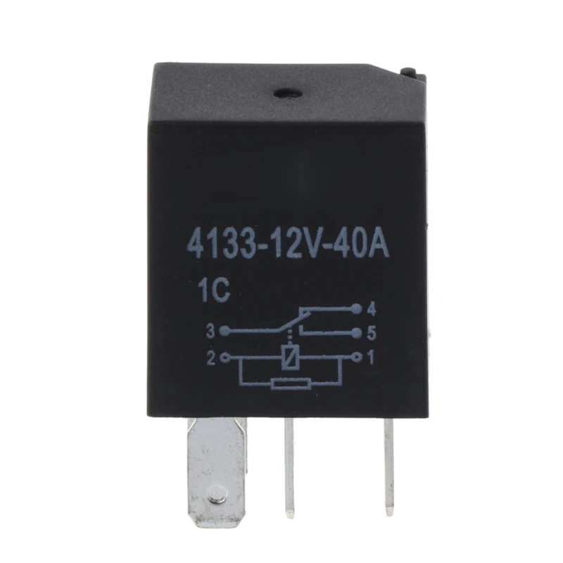 1Pc 12V 40A Automotive 5 Pin Car Relay Long Life Time Delay Automotive