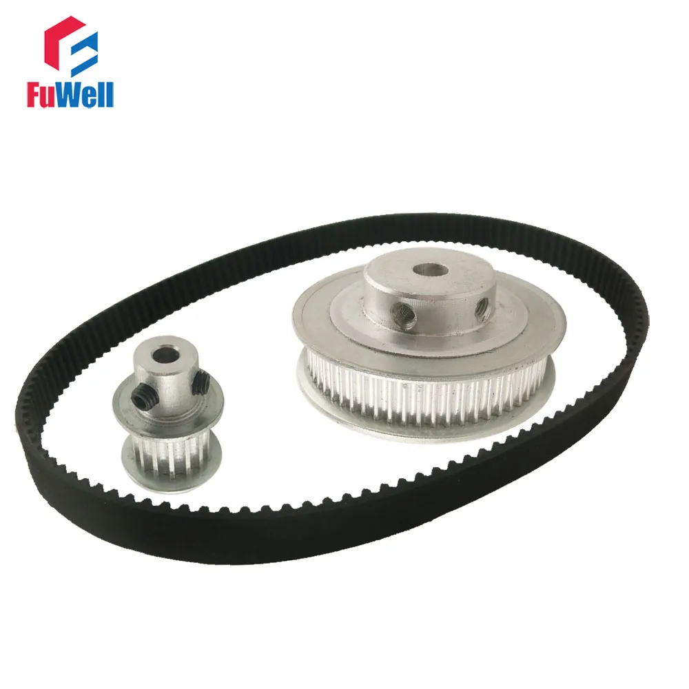 HTD 3M Reduction Timing Pulley Set Ratio 15T120T 18/81 90mm Center