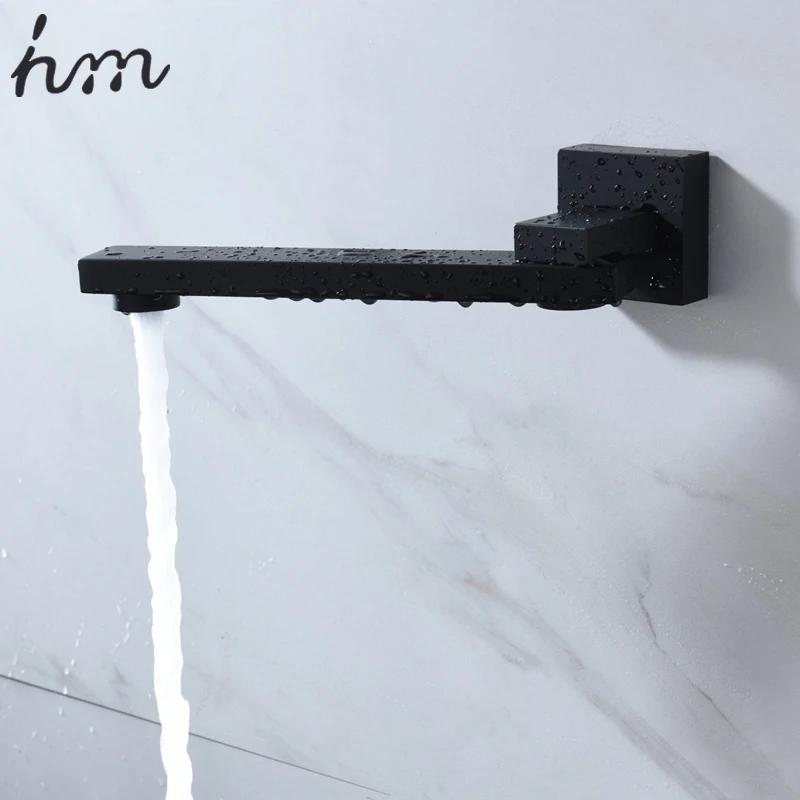 180 Degree Folding Shower Faucets Spout Filler Solid Brass Split-type Bibcocks Basin Faucet Mixer valve Spout & Tap Aerator (1)