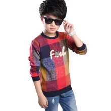 Children T-shirt 2016 Autumn All-match Towels Embroidered Printing Boy T-shirt Fashion Long Sleeve Tops Boy Student Clothing