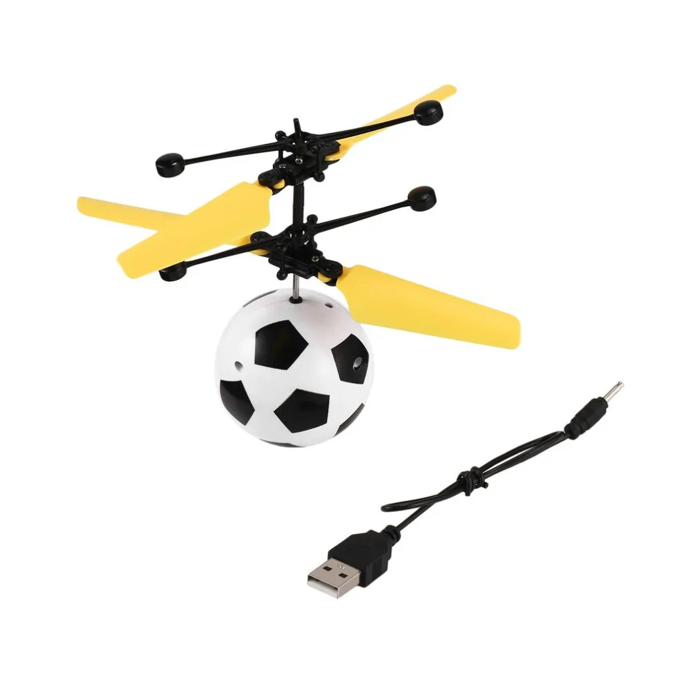 YKS RC Flying Ball Drone Toys Helicopter Soccer Ball Built in Shining