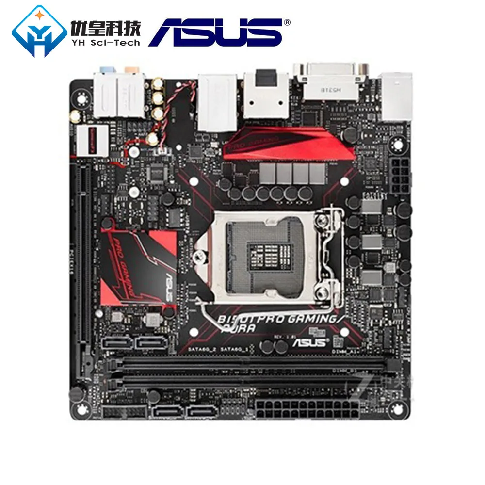 

Asus B150 PRO GAMING Intel B150 Original Used Desktop Motherboard LGA 1151 Core i7/i5/i3/Pentium/Celeron DDR4 32G Mini-ITX
