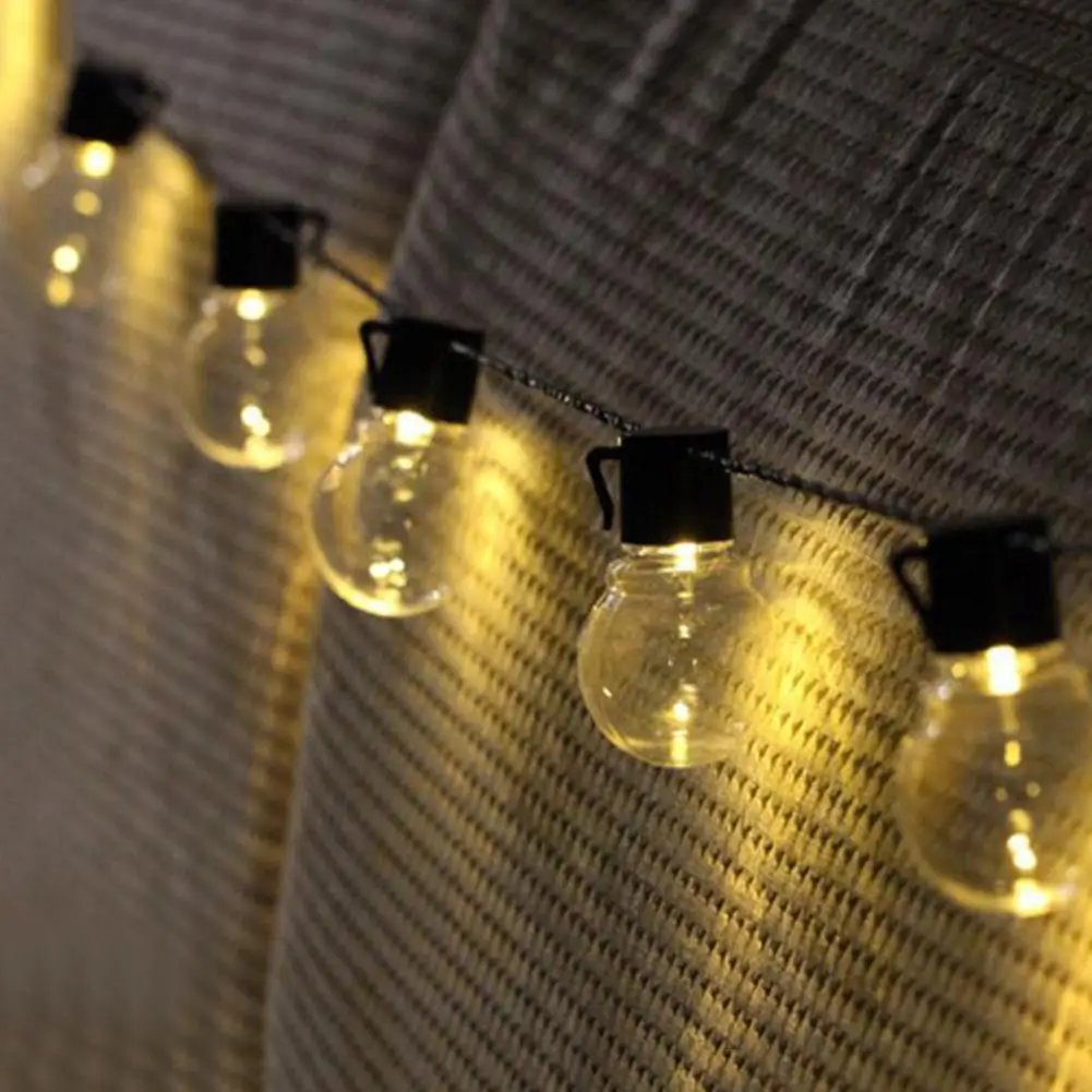 20M Edison Bulb LED Light String Ball Light Outdoor Waterproof Decorative Christmas Lights