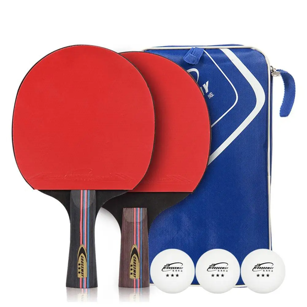 2 Bats Paddles Rackets & 3 Balls & 1 Bag for Table Tennis Ping Pong