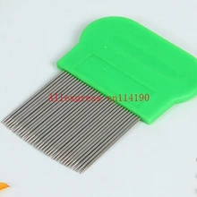 Новинка 100 шт./партия, Терминатор, расческа для вычесывания волос для детей, расческа для вычесывания вшей из нержавеющей стали