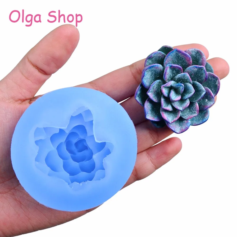 

HYL410 Flower Silicone Mold Resin Polymer Clay Jewelry Making Cabochon Handmade Chocolate Candy Cake Decorating Fondant