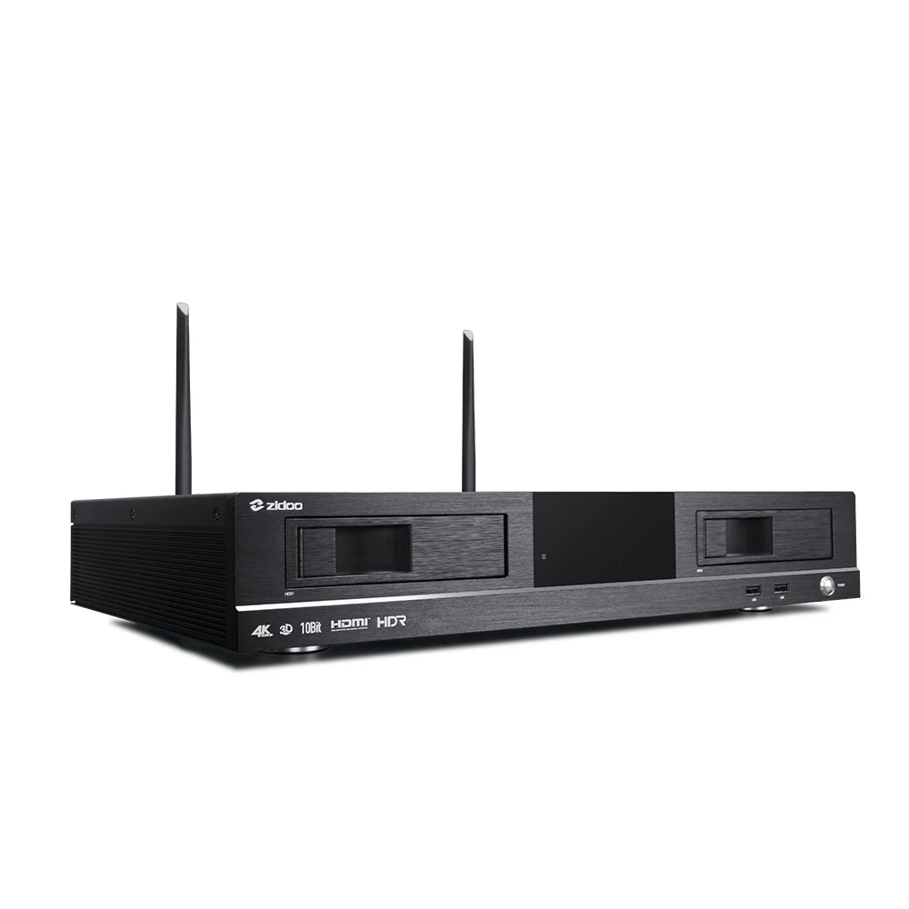  ZIDOO X20 Media Player 2GB DDR4 16GB eMMC Set Top Box 4K HDR Android TV BOX Dual HDMI Dual Hard Dis