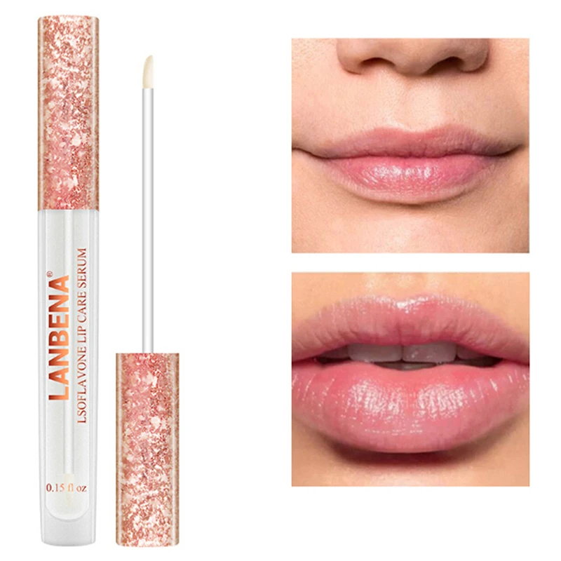 

1pc Lip Care Serum Lip Plumper Increase Lip Elasticity Reduce Fine Lines Repairing Lip Mask Moisturizing Essence