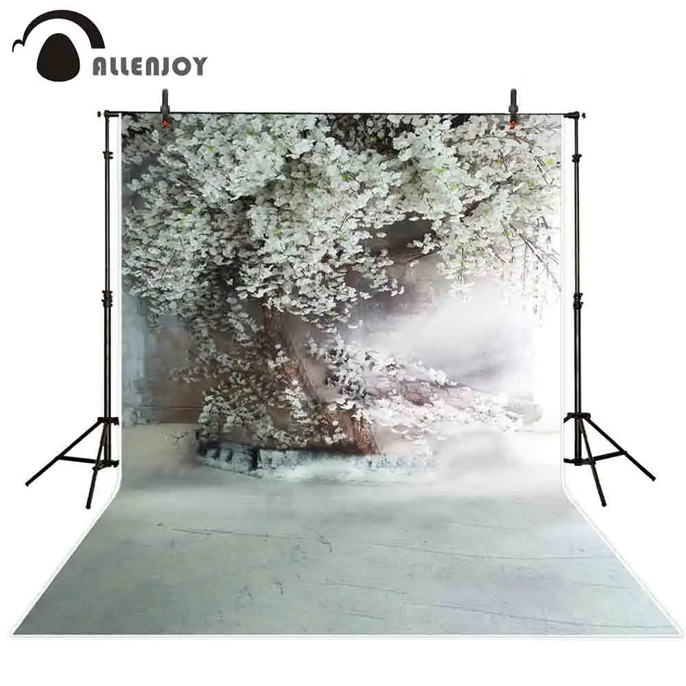 

Allenjoy Thin Vinyl photo backdrop vintage flower professional decoration Photographic background for studio Photo background