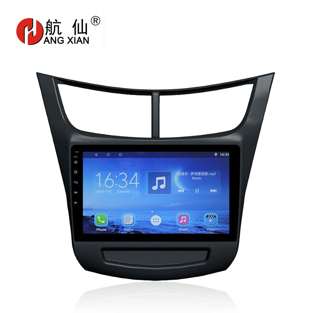 

Hang xian 9" Quad Core Android 7.0 Car DVD Player For Chevrolet Sail 3 2015 car radio multimedia GPS Navigation wifi,SWC