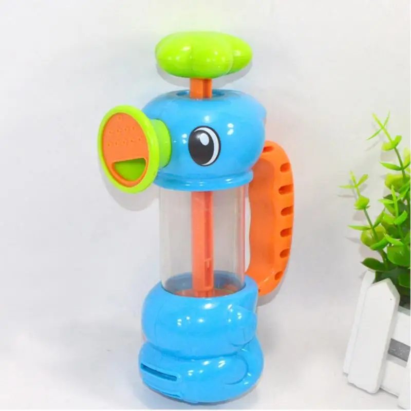 Милые малыши животные игрушки для ванной насос спринклерной системы дизайн красочные гиппокампальная форма душ воды распылительный