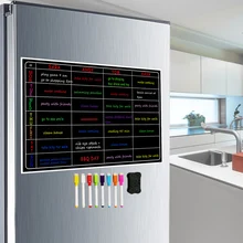 8 ручка магнитная доска сухое стирание календарь доска ежемесячный холодильник календарь на холодильник магнитная доска меловая доска