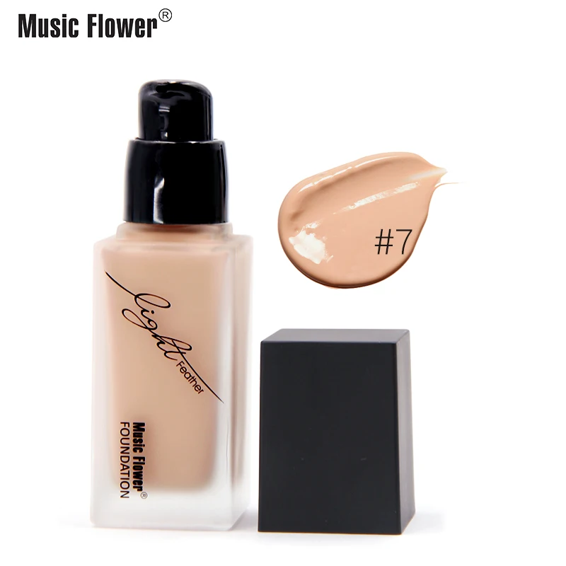 Дропшиппинг Music Flower свет перо тональный крем увлажняющий крем освежающий консилер для щек долговечный водонепроницаемый шёлковое прикосновение - Цвет: 6002-107