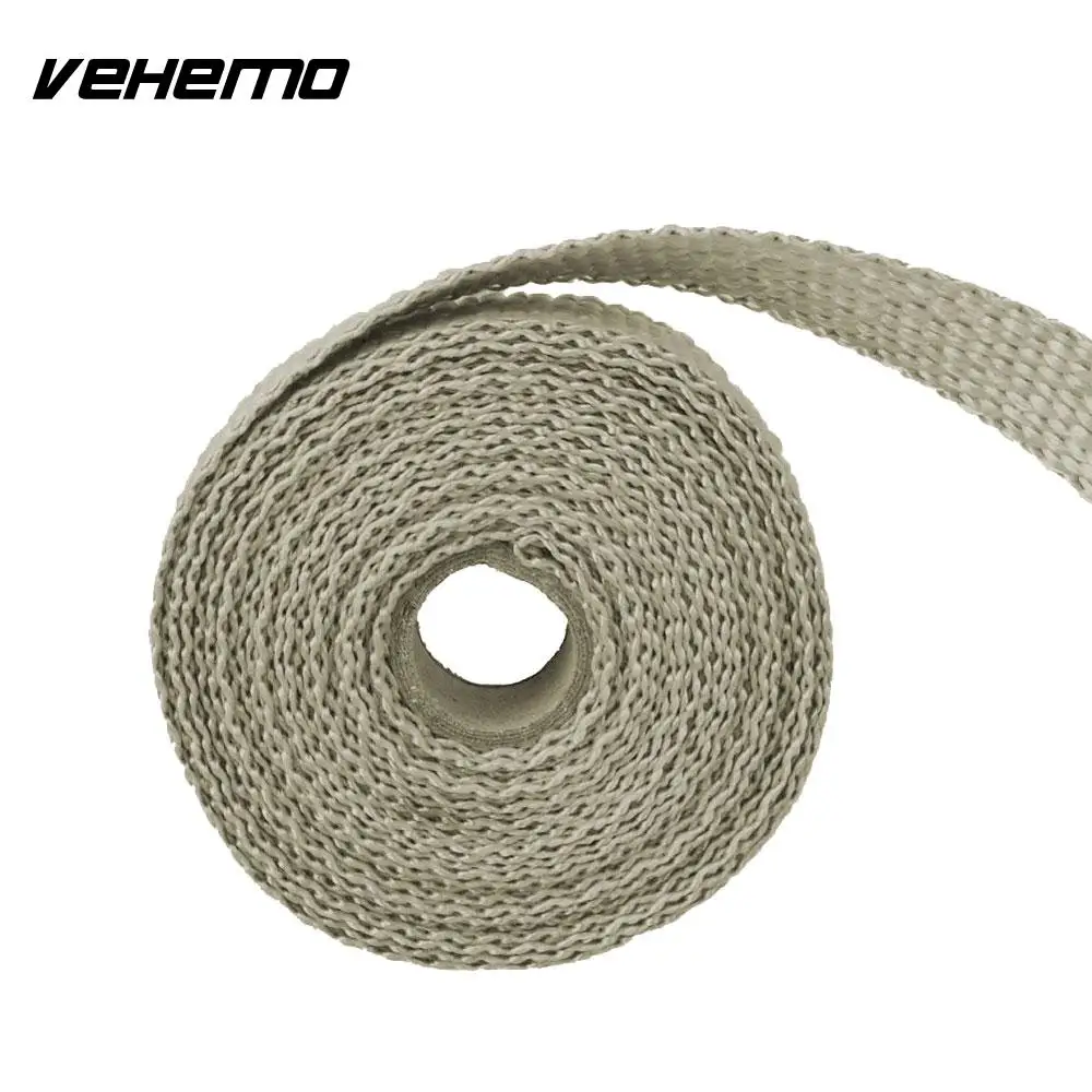 Vehemo Cloth Insulating Tape Heat Insulation Tape 5M with 4 Iron Plates