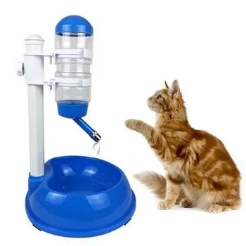 Automatic Pet Cat Dog Water Drinker Dispenser Food Stand Hamster Feeder Dish Bowl Bottle Pet Feeder 5