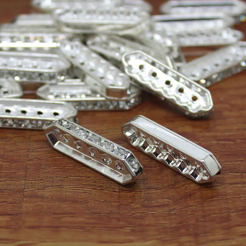 Silver Supplies Jewelry Making Metal Spacer Diy Bracelets 20pcs/lot