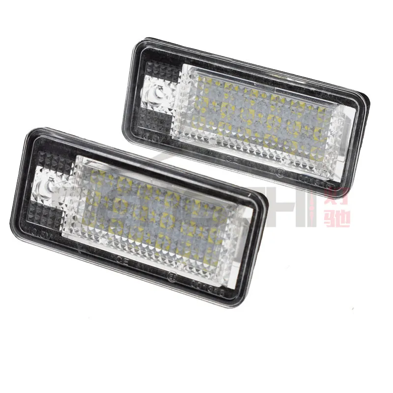 

Canbus LED License plate light number plate lamp for Audi A3 A4 S4 RS4 B6 B7 A6 RS6 S6 C6 A5 S5 2D Cabrio Q7 A8 S8 RS4 Avant
