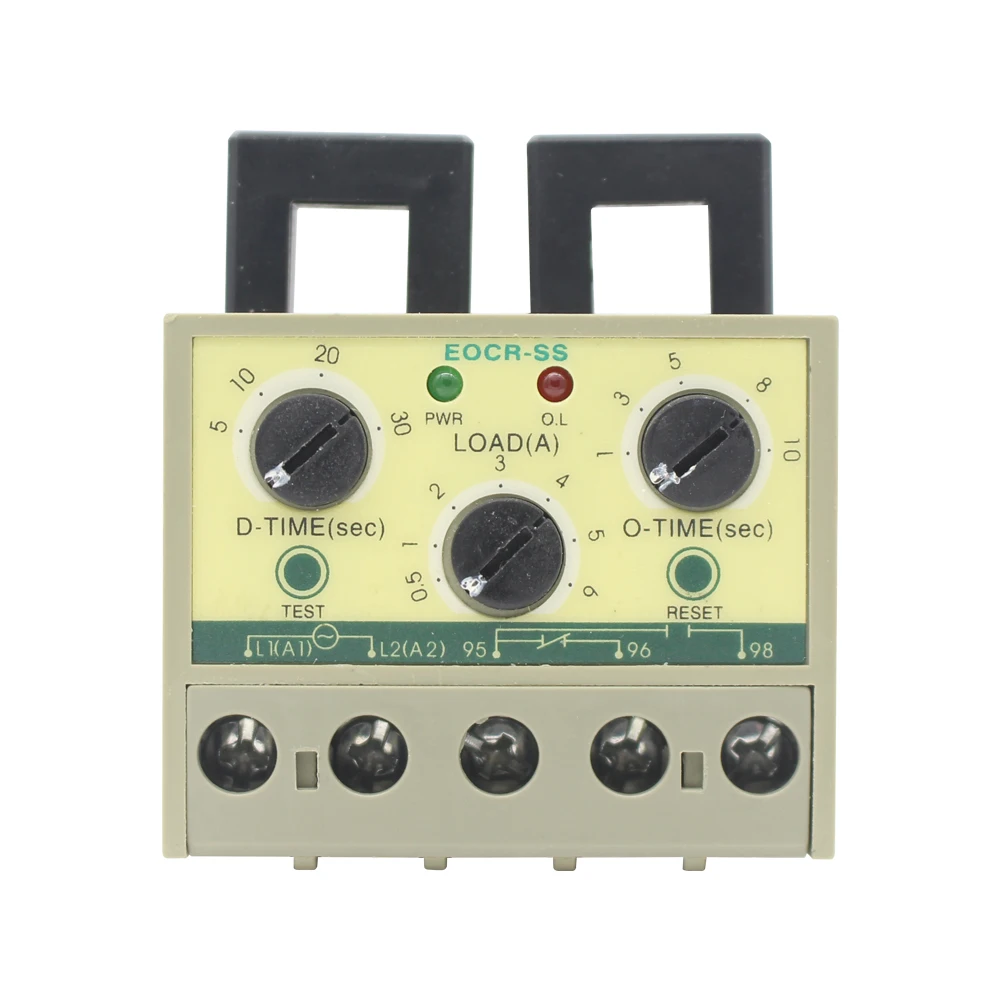 

EOCR-SS 0.5-6A electronic overload relay overload phase loss protection relay independently adjustable starting trip delay