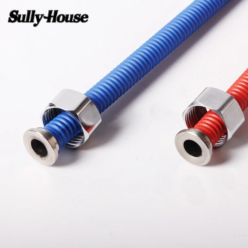 304 SUS Faucet Water Weaved Corrugated Plumbing Hose 1/2'' Standard Interface plumbing hose,water pipe