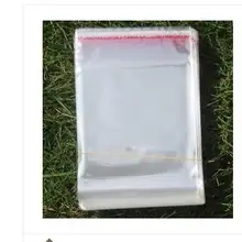 600/Лот Белый прозрачный пластиковый самоклеющийся уплотнитель OPP мешки, самозапечатанные полиэтиленовые пакеты 12*17 см