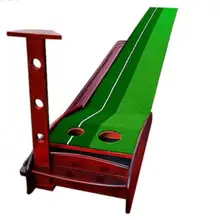 30x300 см Профессиональный подкладка для гольфа зеленый комнатная массивная деревянная Гольф-тренажер для игры короткой клюшкой учебные пособия для гольфа
