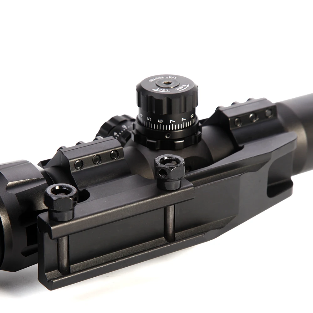 LUGER 1,5-4x30 тактический оптический прицел RGB с подсветкой Mil-dot Сетка с офсетным ткацким креплением охотничьи прицелы Fit VEG47 T15