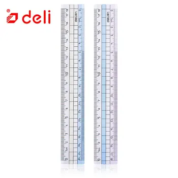

Deli Drafting Tools 4pcs Students Maths Geometry Stationery Plastic Straight Ruler Set Squares Protractor Triangle For School