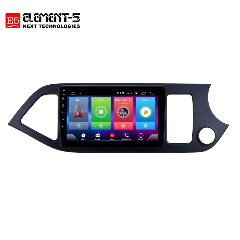

Car Android 8.1 Multimedia Player for KIA PICANTO Morning 2011-2015 RHD GPS Navigation Device bluetooth steering wheel control