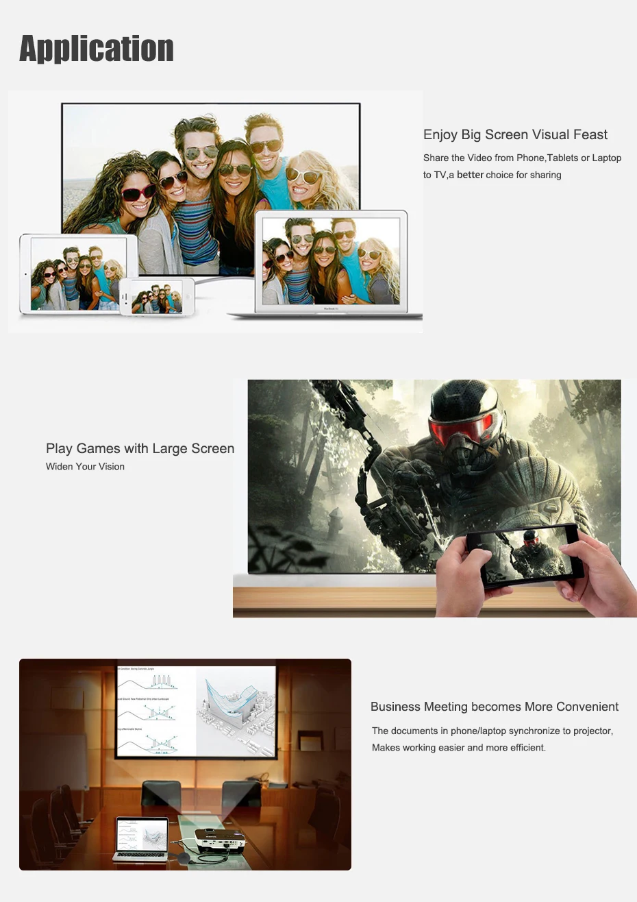 Wireless HDMI Dongle Miracast Anycast MiraScreen TV Stick 2