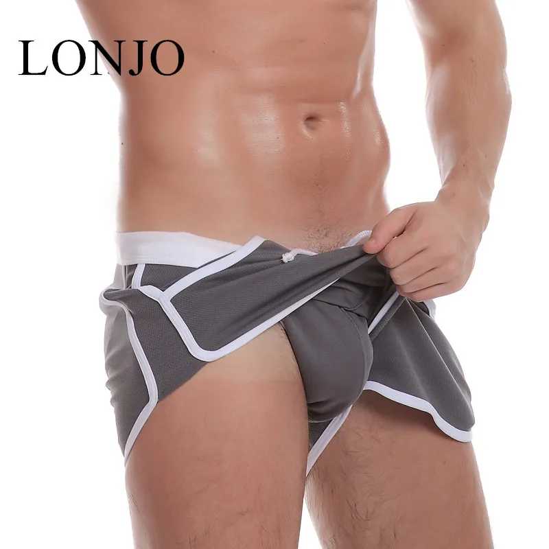 Brand Clothing LJ Men s Casual Shorts Household Man Shorts Pocket G Strings Jocks Straps Inside