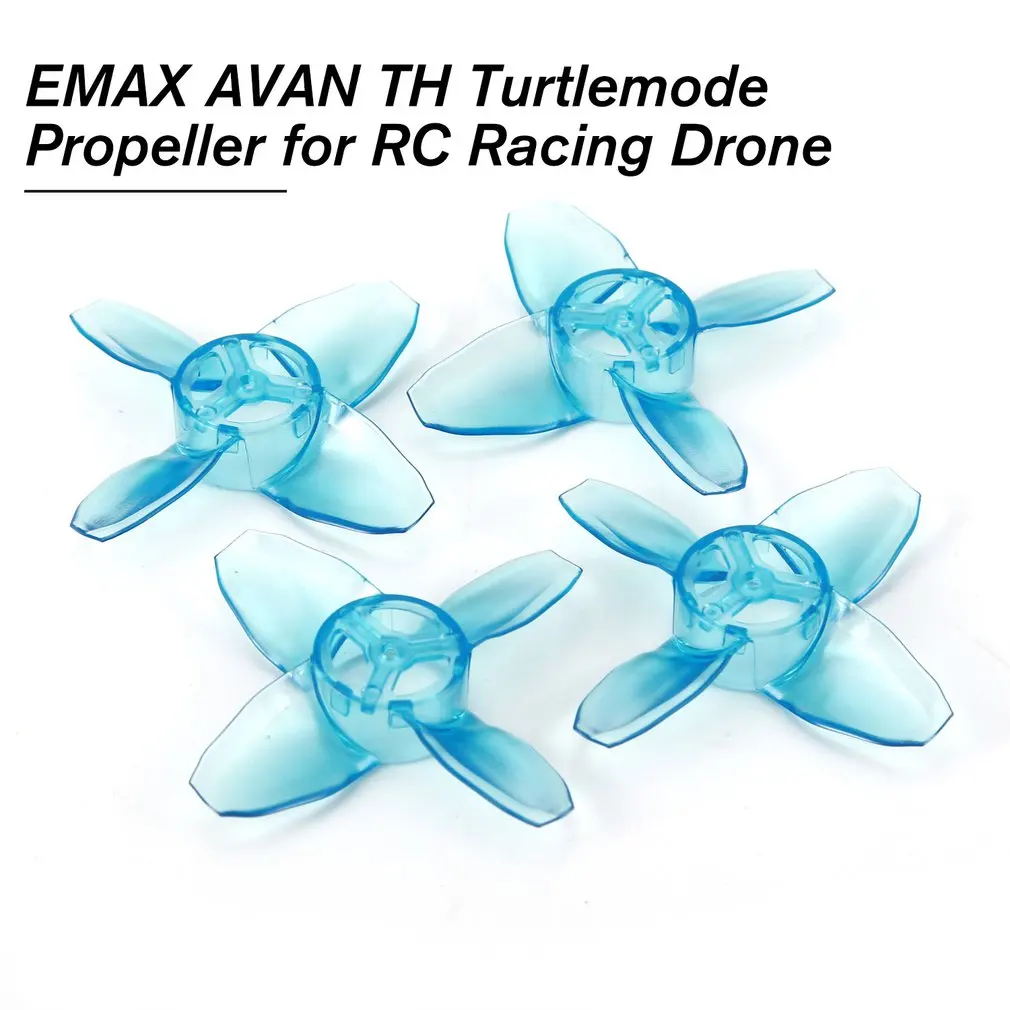 2 пары EMAX AVAN TH Turtlemode пропеллеры лезвия гоночный Дрон Квадрокоптер часть 40 мм CW CCW самолет БПЛА запасные аксессуары