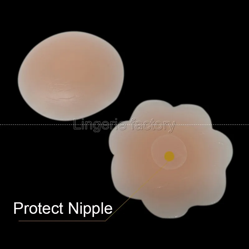 

Reusable Invisible Self Adhesive Silicone Breast Chest Nipple Cover Bra Pasties Pad Petal Mat Stickers Accessories