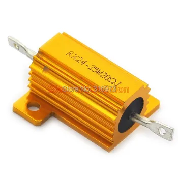 

(20 pcs/lot) 20 OHM 25W Wirewound Aluminum Housed Resistor, 25 Watts.