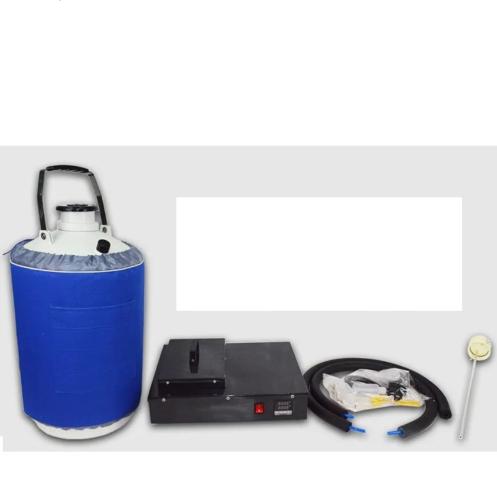 

NEW with 10L tank Liquid Nitrogen Freezing Machine LCD Touch Screen Separating Machine built-in pump frozen separator