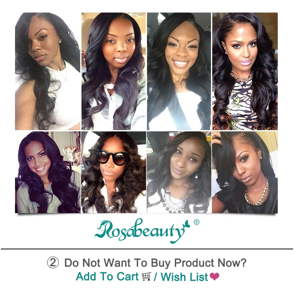 Rosa Hair Products Malaysian Virgin Hair Body Wave Bundles 4 Bundles Grade 6A 100% Unprocessed Malaysian Body Wave Shipping Free