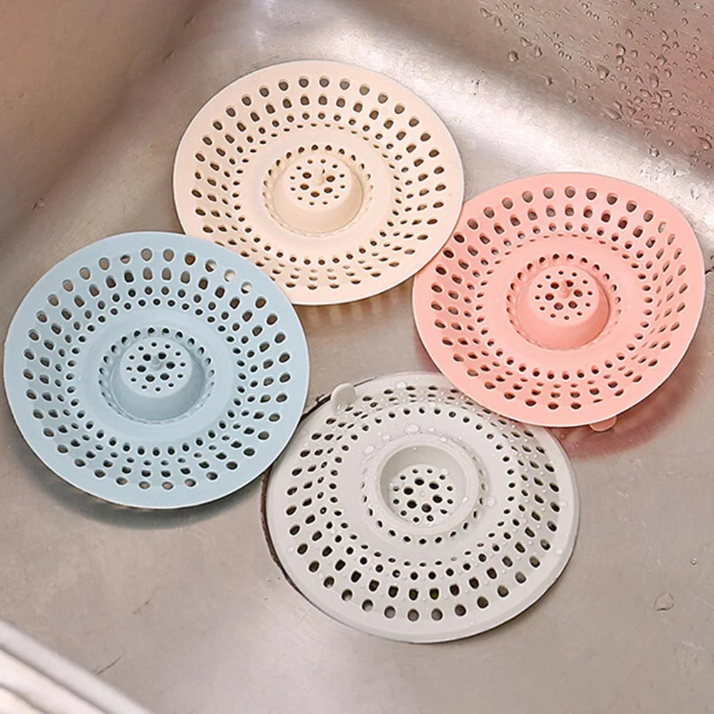 1pc Whosale High Quality Silicone Bath Kitchen Waste Sink Strainer