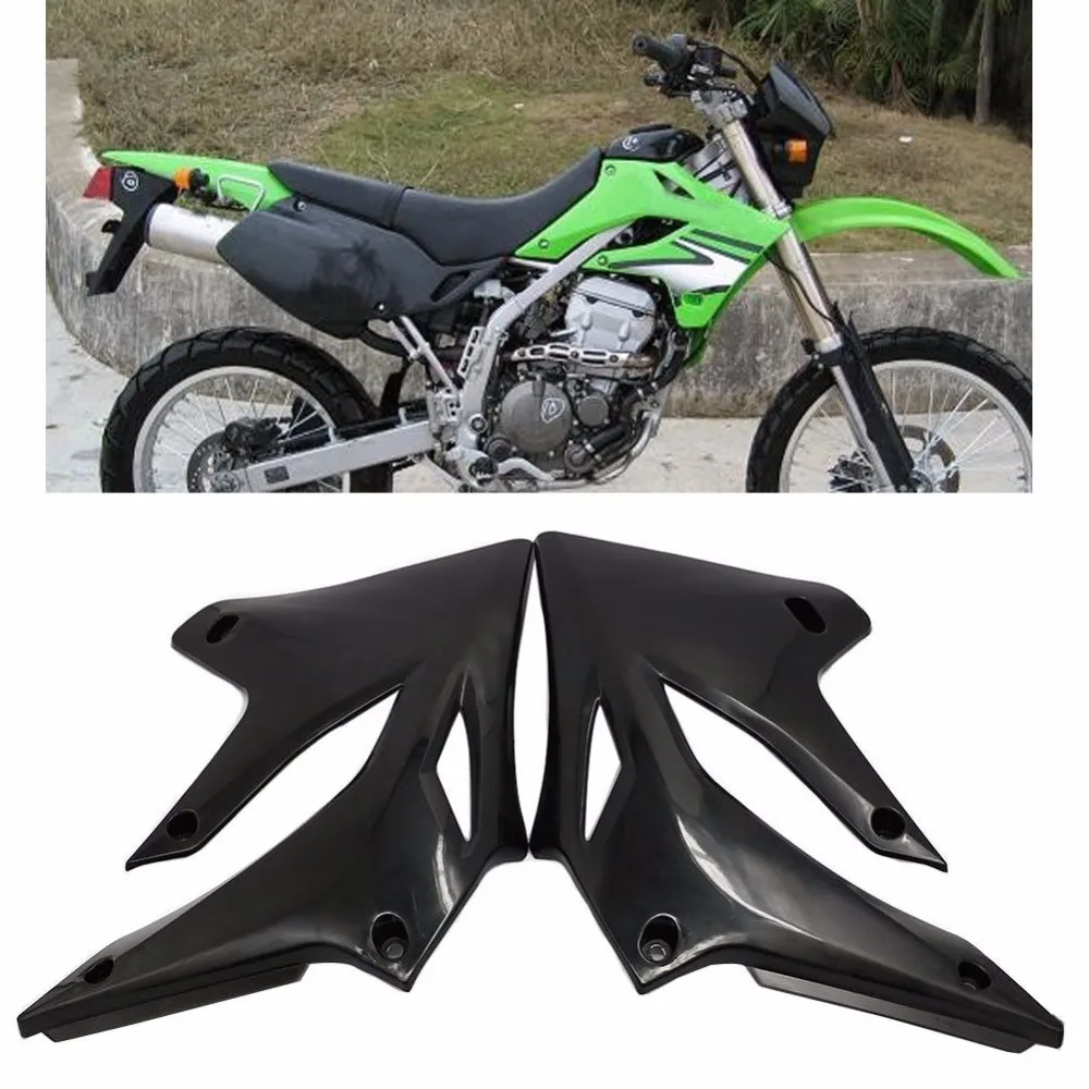 1 пара передняя боковая крышка корпуса топливного бака из АБС пластика для Kawasaki KLX