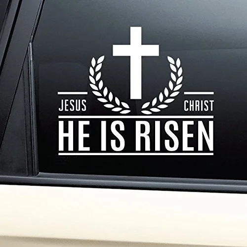 Car Styling For Car Styling Jesus Christ He Is Risen Christian Vinyl