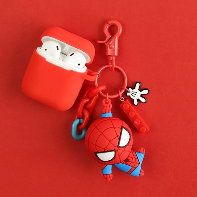 

Bluetooth Earphone Silicone Case for Apple Airpods Cover Case Accessories Cartoon Superhero Headphones Bag Protective Cover