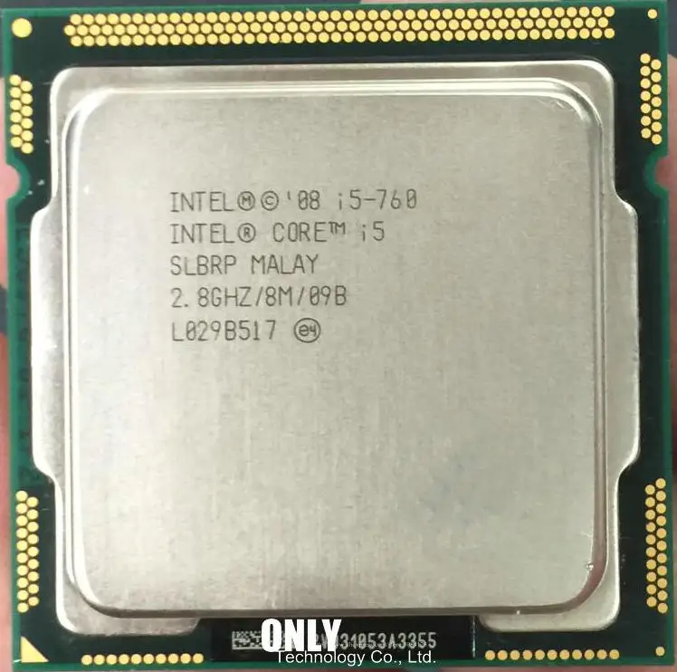 Free shipping Original Intel Core i5-760 Processor 2.8 GHz 8MB Cache Socket LGA1156 45nm Desktop CPU I5 760 top processor