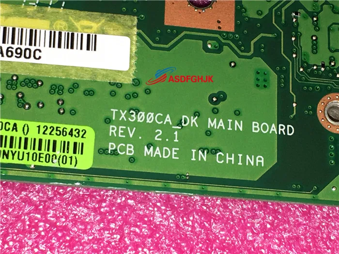 Оригинальный Для ASUS Tx300ca Transformer Book DK основная плата Rev 2 0 USB 60nb0070 mb2060 100% TESED