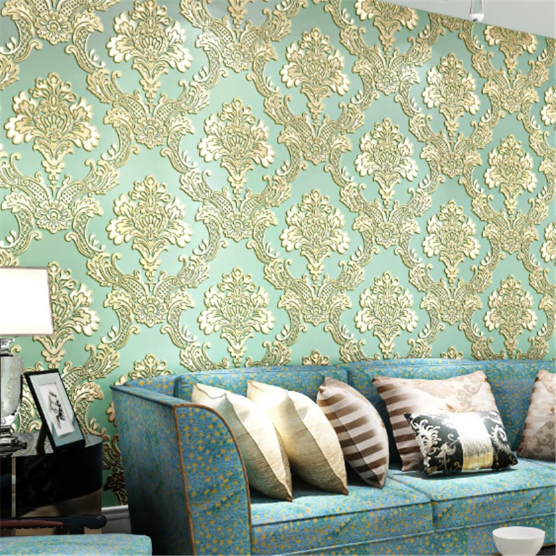 Обои Изумрудного Цвета Для Стен Купить