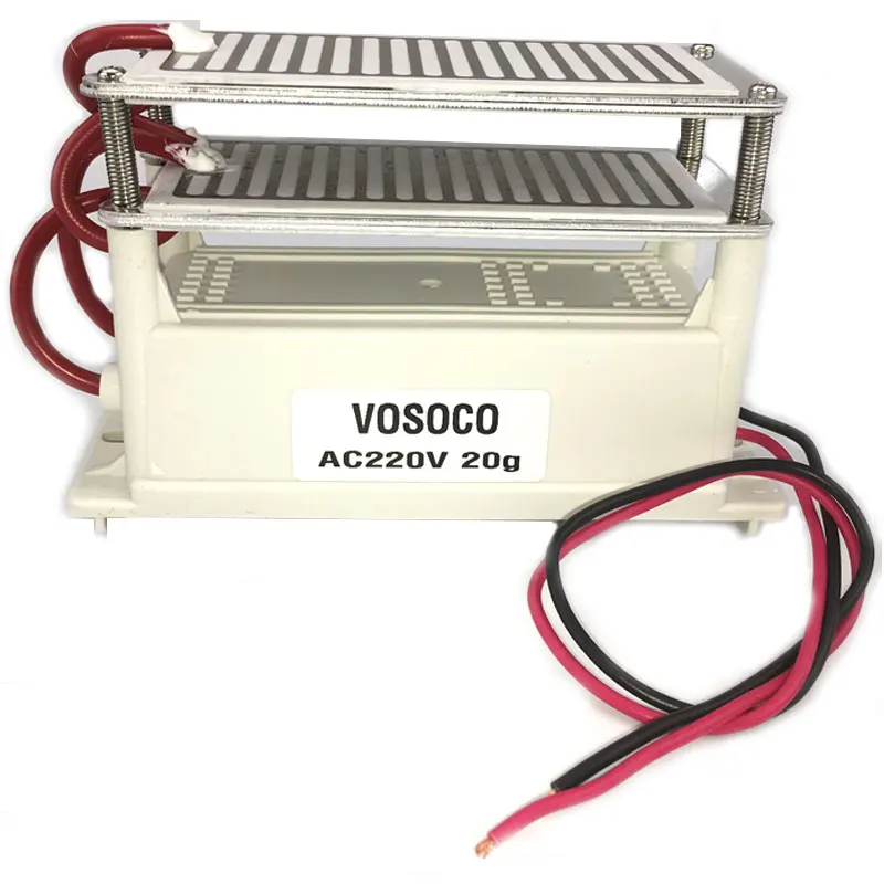 

Ozone Generator 20g double Ceramic Plate Ozonizer water Air sterilize Purifier Formaldehyde removal long life Ozone machine 220V